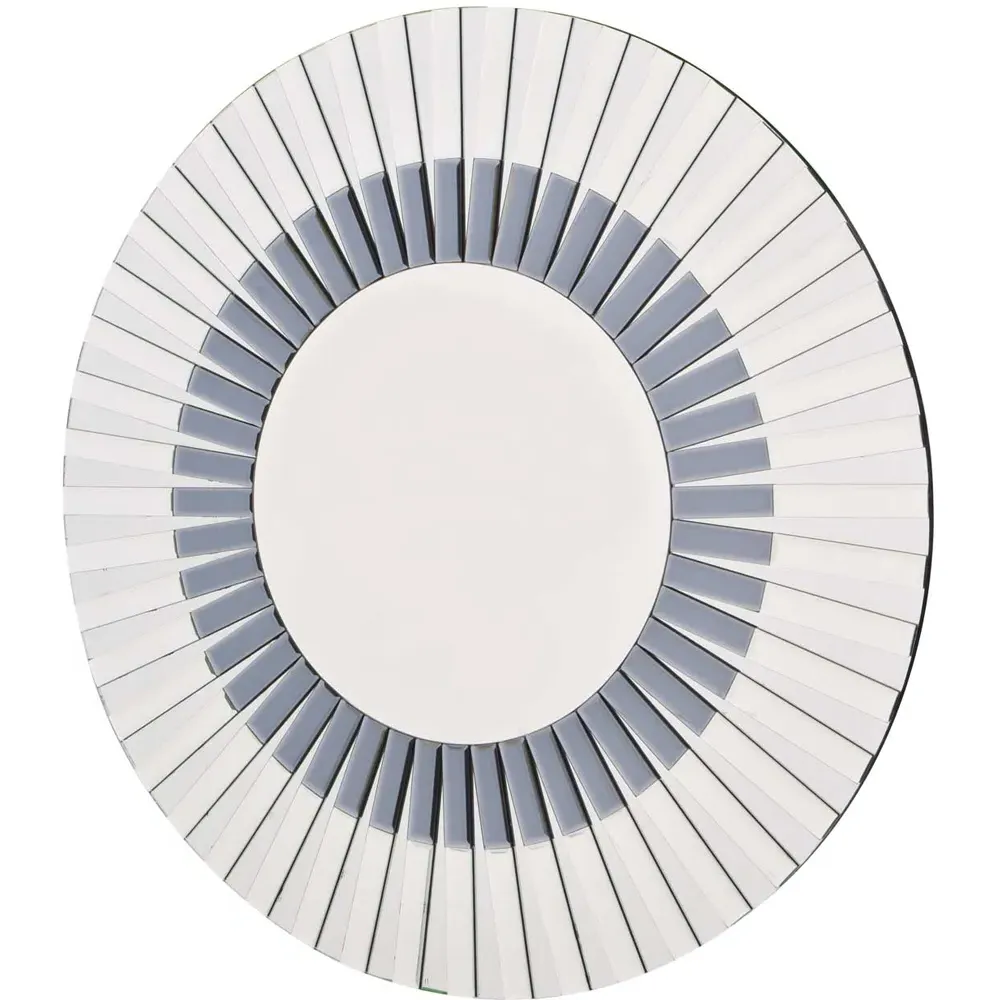 Starburst Round Wall Mirror - Clear