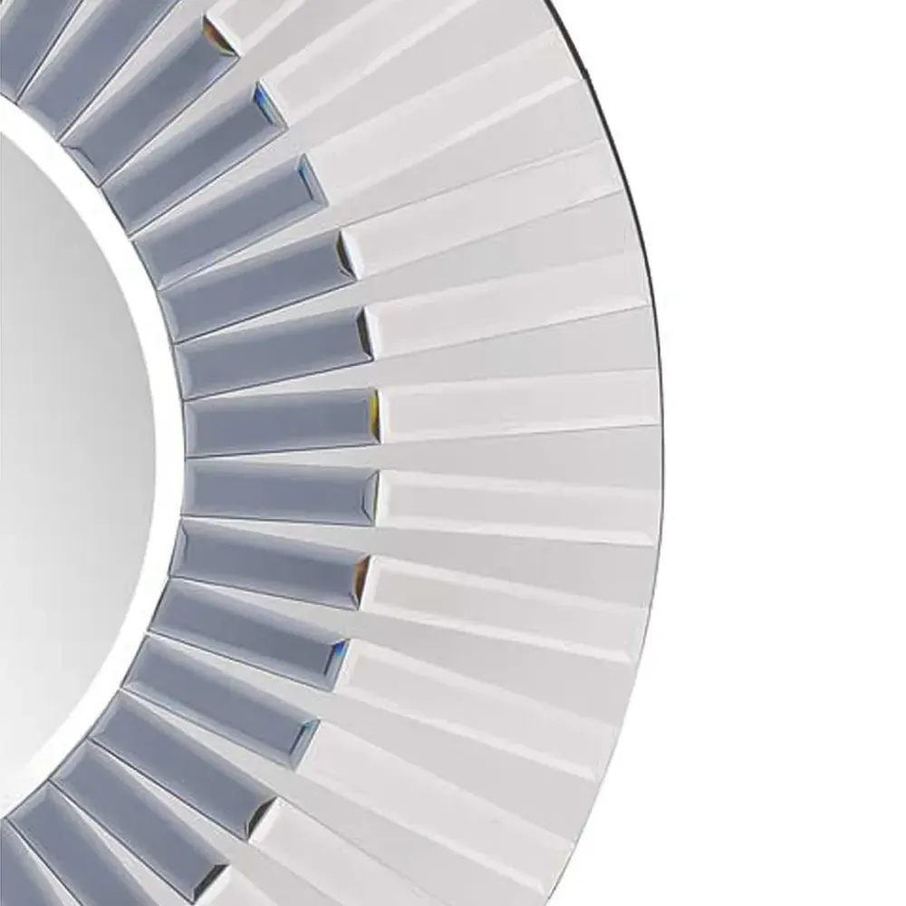 Starburst Round Wall Mirror - Clear