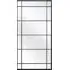 Tabula Window Wall Mirror - Black, Metal
