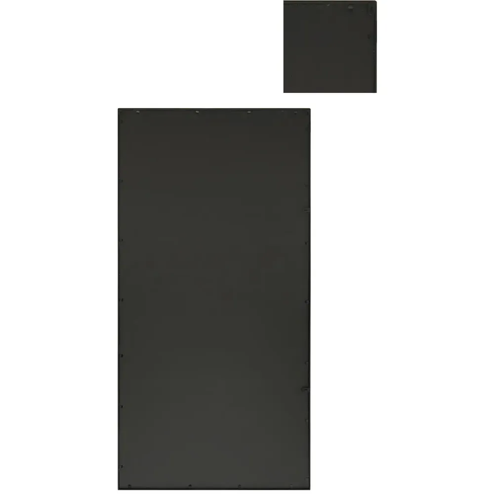 Tabula Window Wall Mirror - Black, Metal