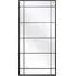 Tabula Window Wall Mirror - Black, Metal