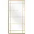 Tabula Window Wall Mirror - Gold, Metal