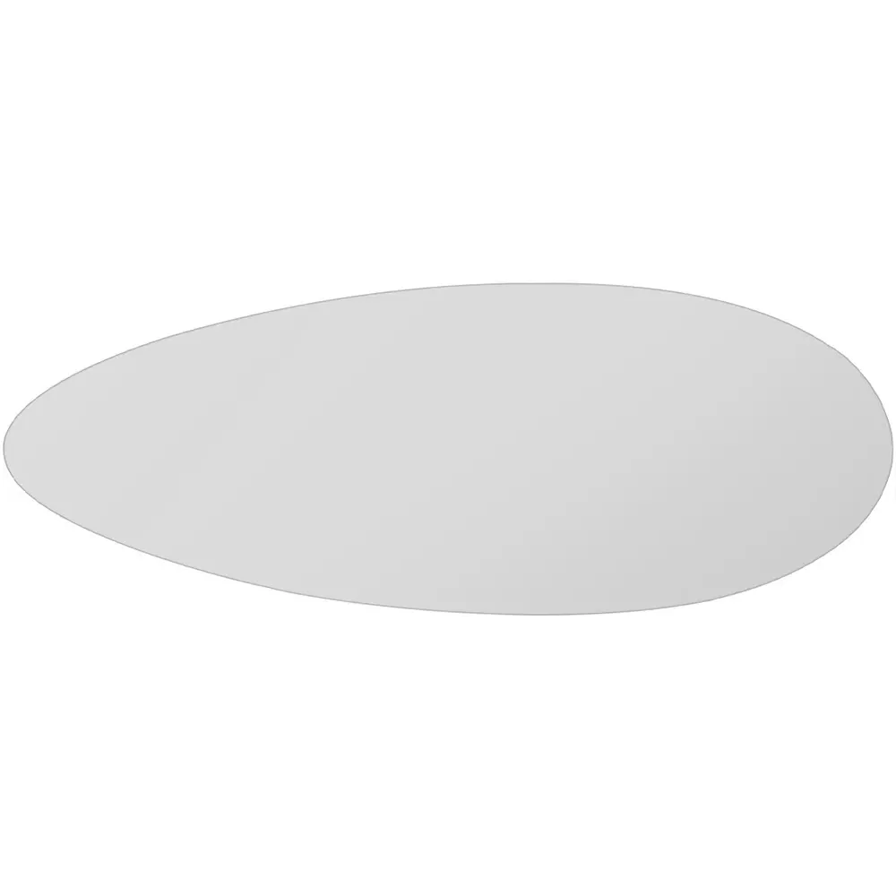 Tear Drop Frameless Wall Mirror - Black