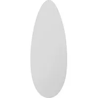 Tear Drop Frameless Wall Mirror - Black