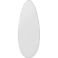 Tear Drop Frameless Wall Mirror - Black