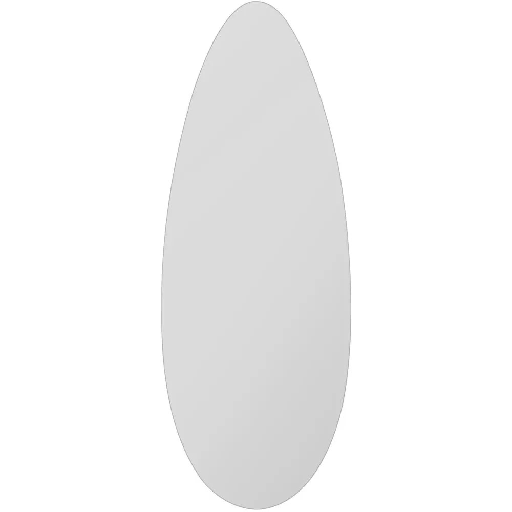 Tear Drop Frameless Wall Mirror - Black image
