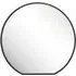 The Circulus Round Wall Mirror - Black, Metal