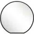 The Circulus Round Wall Mirror - Black, Metal