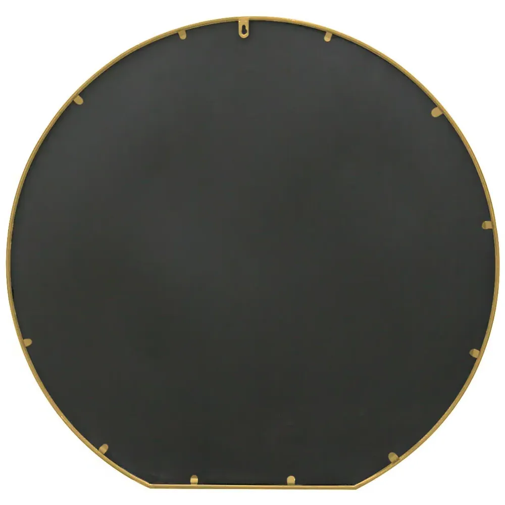 The Circulus Round Wall Mirror - Gold, Metal