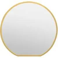 The Circulus Round Wall Mirror - Gold, Metal