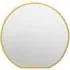The Circulus Round Wall Mirror - Gold, Metal