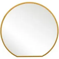 The Circulus Round Wall Mirror - Gold, Metal