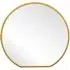 The Circulus Round Wall Mirror - Gold, Metal