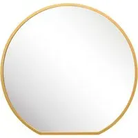 The Circulus Round Wall Mirror - Gold, Metal