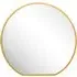 The Circulus Round Wall Mirror - Gold, Metal