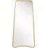 The Coartans Trapezoid Wall Mirror - Gold, Metal