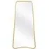 The Coartans Trapezoid Wall Mirror - Gold, Metal