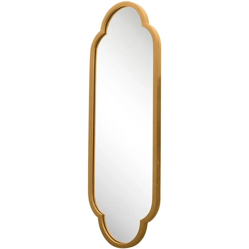 The Duplici Double Arched Oval Wall Mirror - Gold, Metal