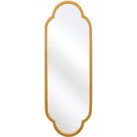 The Duplici Double Arched Oval Wall Mirror - Gold, Metal