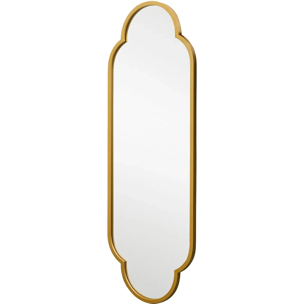 The Duplici Double Arched Oval Wall Mirror - Gold, Metal