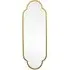 The Duplici Double Arched Oval Wall Mirror - Gold, Metal