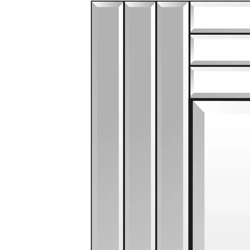 Triple Bevel Cheval Free Standing Mirror - Clear