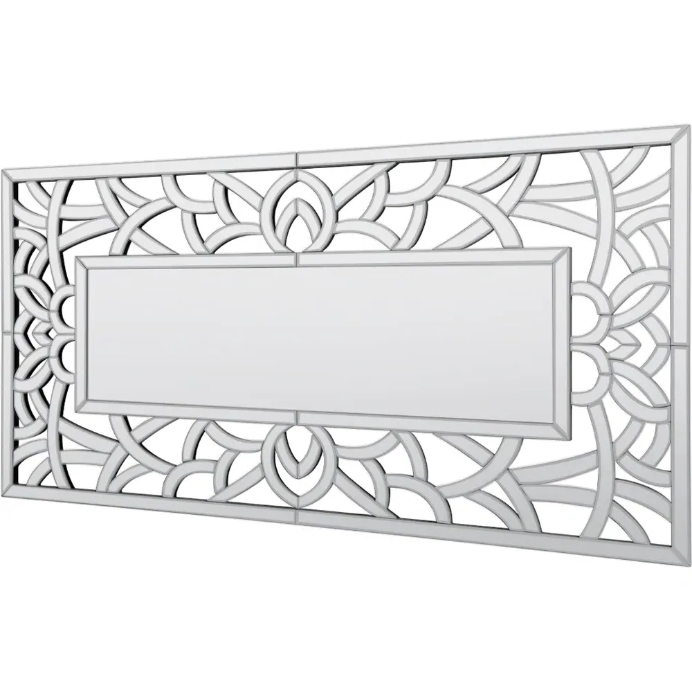 Venetian Wall Mirror with Ornate Frame - Clear