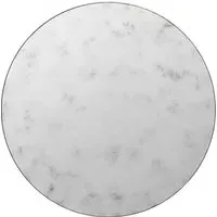 Vetus Round Antiqued Wall Mirror - Clear