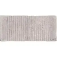 Organic Cotton Bath Runner Mat - Light Grey