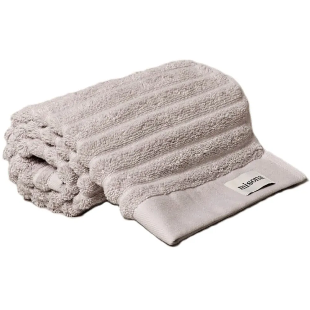 Organic Cotton Hand Towel - Silver