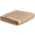 Organic Cotton Ribbed Bath Sheet - Brown