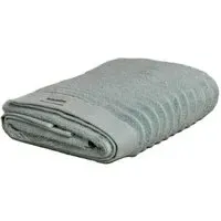 Organic Cotton Ribbed Bath Towel - Blue