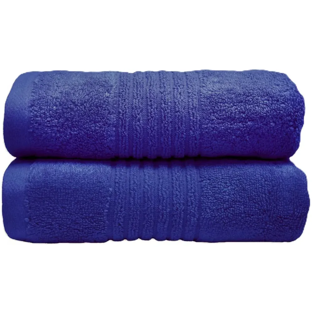 Ultra Soft Hand Towel 2 Pack - Blue, Bamboo image