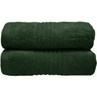 Ultra Soft Hand Towel 2 Pack - Green, Bamboo