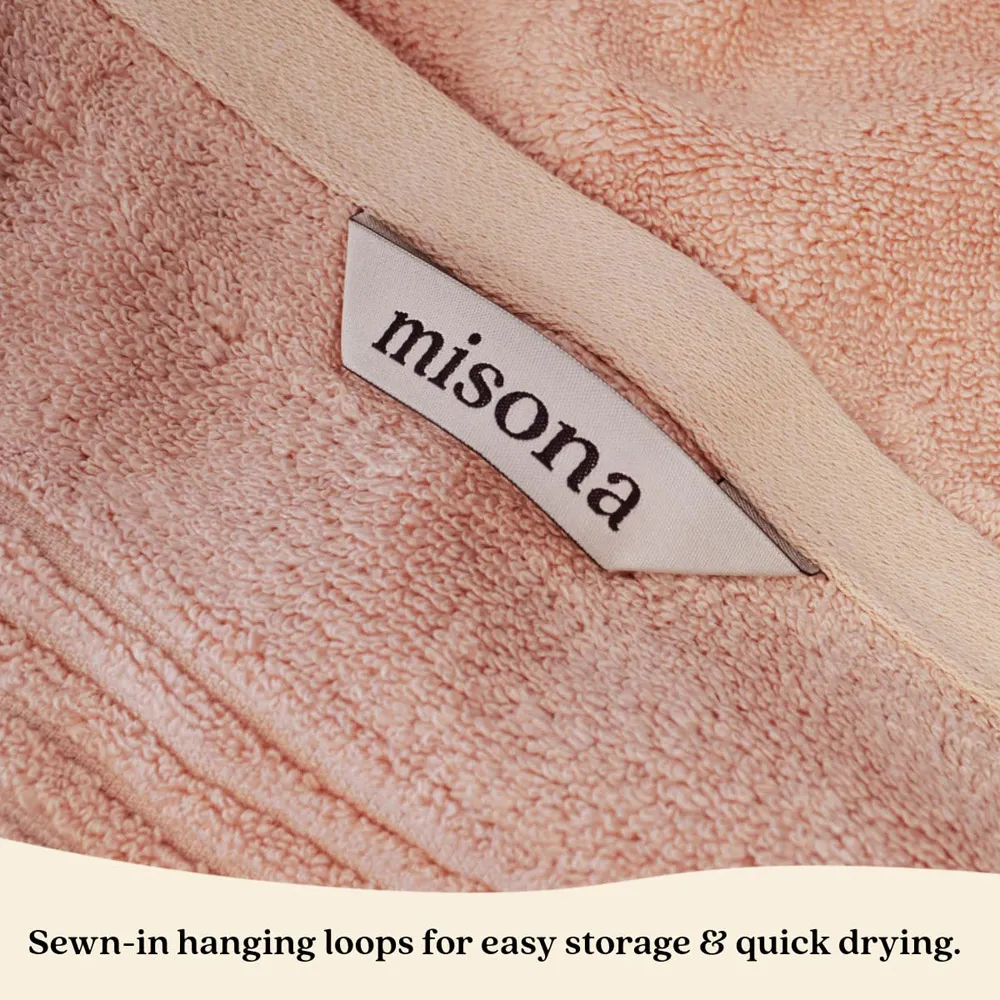 Ultra Soft Hand Towel 2 Pack - Pink, Bamboo