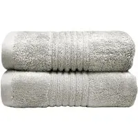 Ultra Soft Hand Towel 2 Pack - Silver, Bamboo