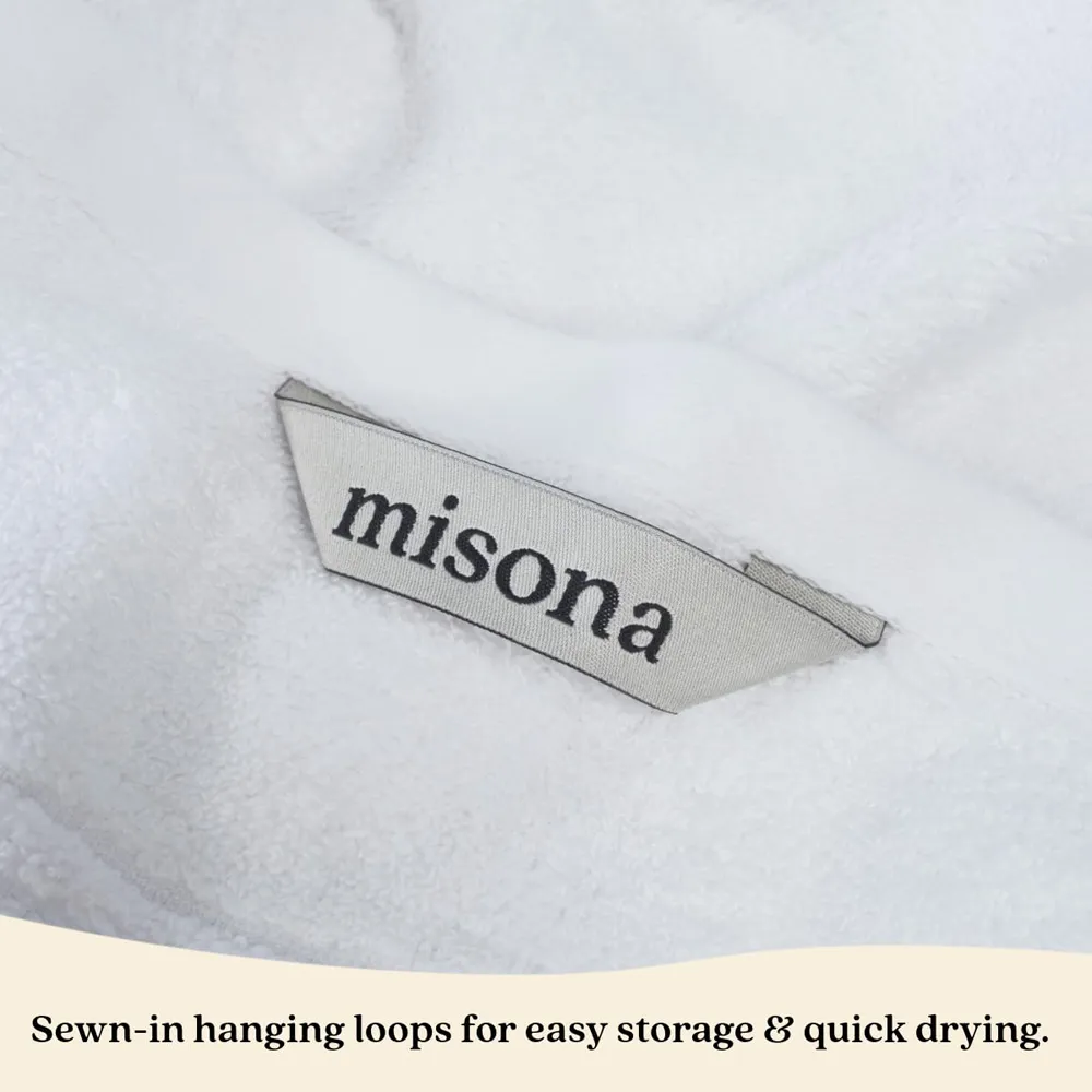 Ultra Soft Hand Towel 2 Pack - White, Bamboo