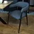 Set of 2 Wrap Around Vintage Dining Chairs - Grey