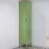 Single Door Tall Locker Cabinet with Lock - Green, Metal