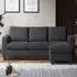 3-Seater Reversible Chaise Sofa - Grey
