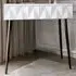 CARME Home Dressing Table with Storage - White