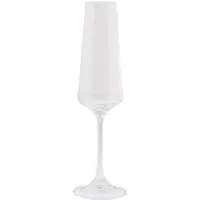 Pack of 4 Champagne Glasses - Clear
