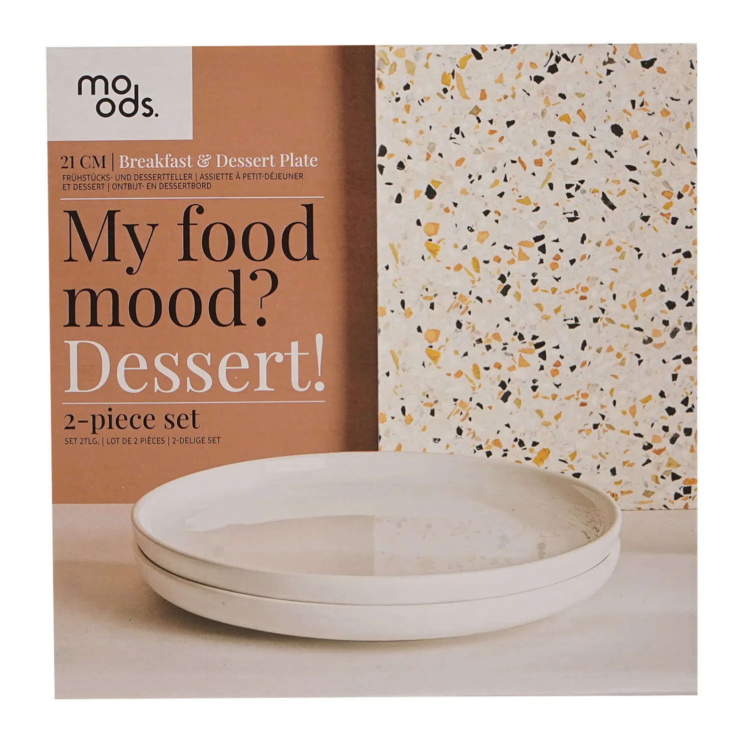 Set of 2 Side Plates - White