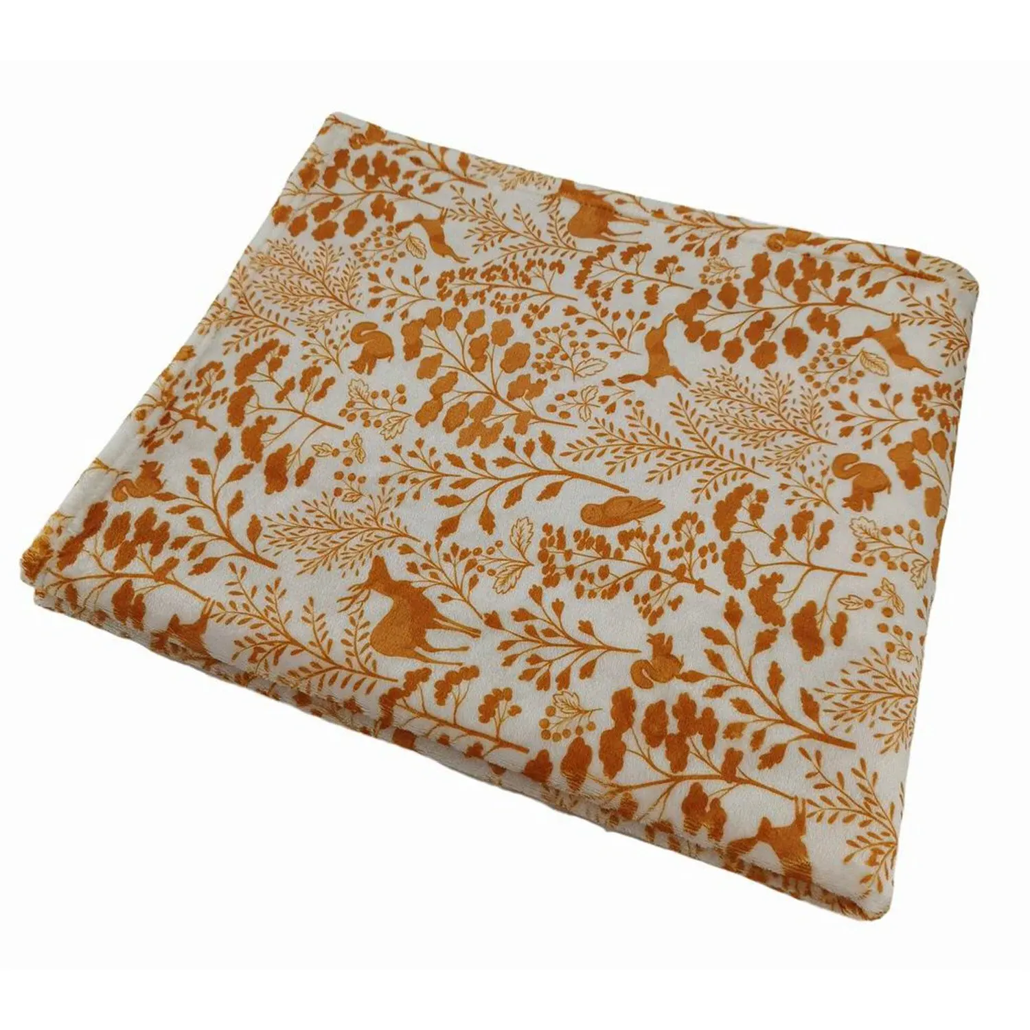Autumn Meadow Throw - Orange image