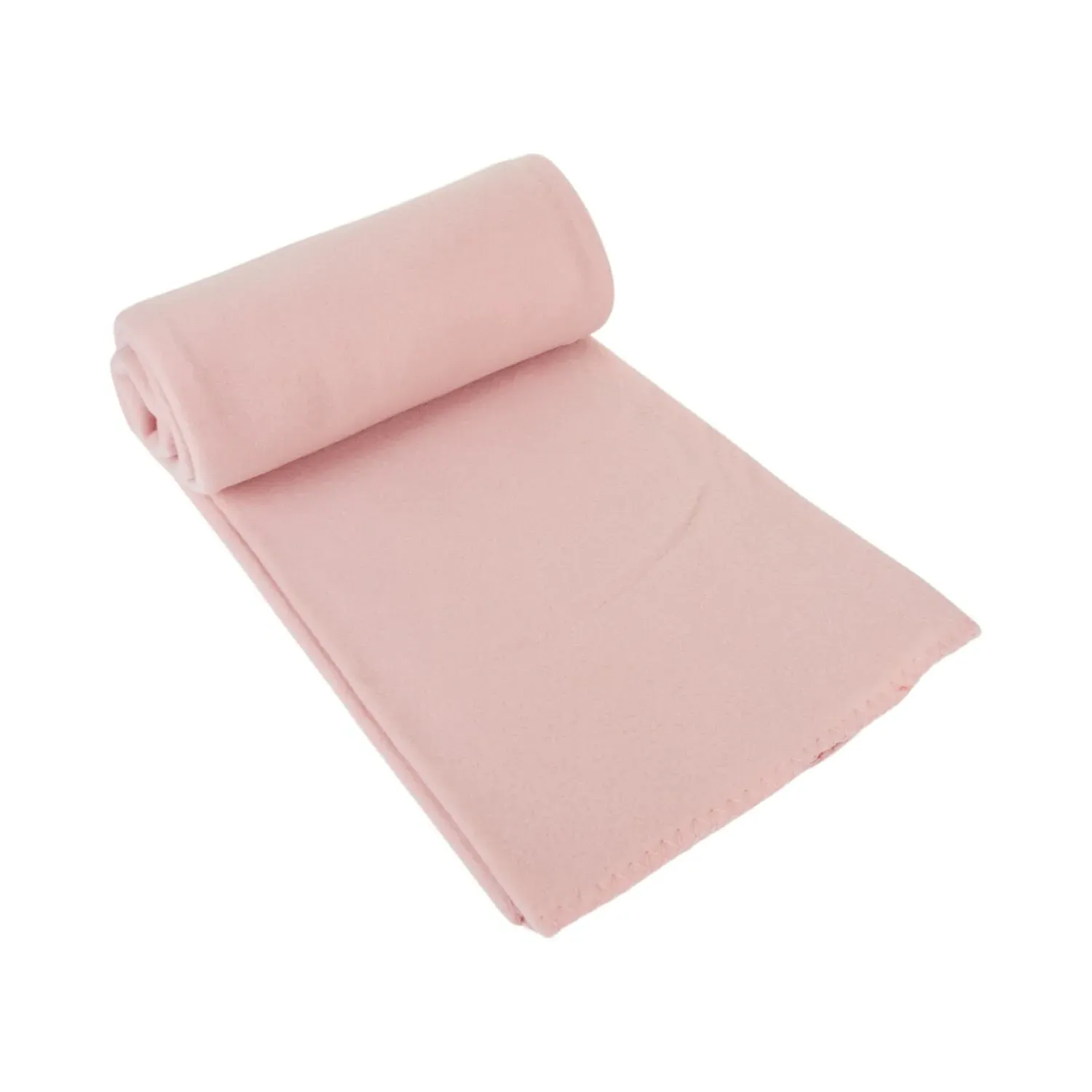 Essential Soft Fleece Throw - Pink
