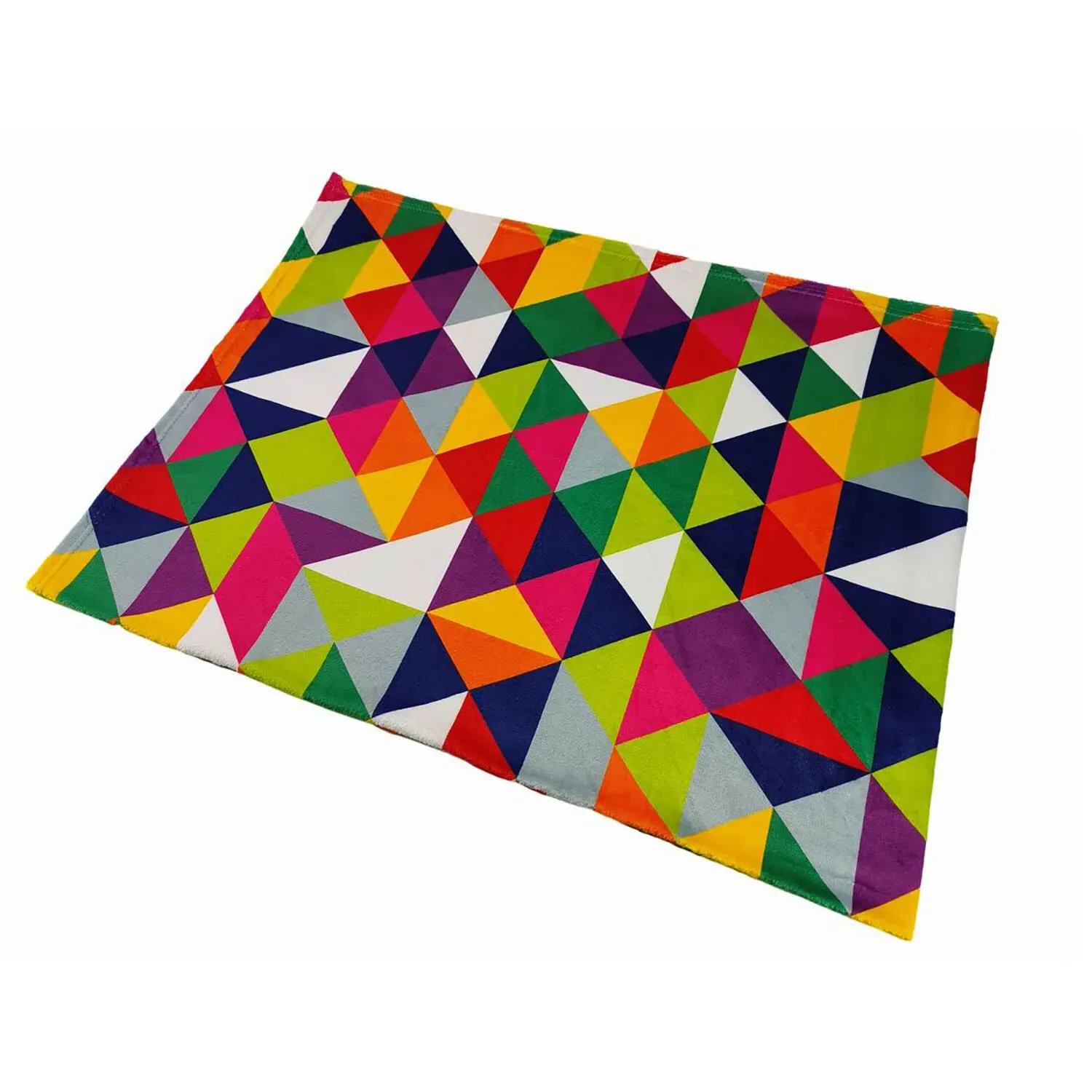 Harlequin Fleece Throw - Multicolour