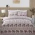 Hathi Elephant Double Duvet Cover and Pillowcase Set - Rust