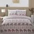 Hathi Elephant Single Duvet Cover and Pillowcase Set - Rust