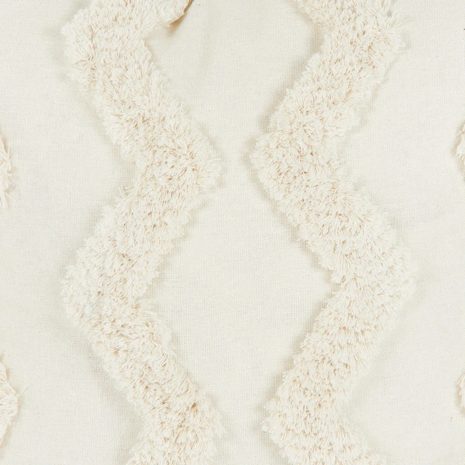 Aliyah Tufted Chevron Cushion - Natural