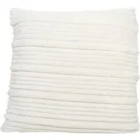 Home Brooklyn Ribbed Cushion - Cream